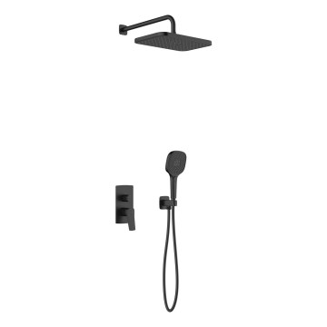 KFA Armatura 4529-501-81 - Set doccia con miscelatore da incasso MALAGA nero