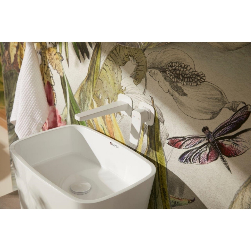 KFA Armatura 4529-810-44 - Miscelatore da incasso per lavabo MALAGA bianco