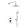 KFA Armatura 5029-501-00 - Set doccia con rubinetto a incasso TANZANIT cromo lucido