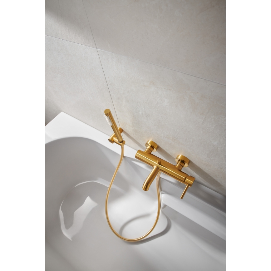 KFA Armatura 5034-520-31 - Set da bagno con rubinetto MOZA molato oro