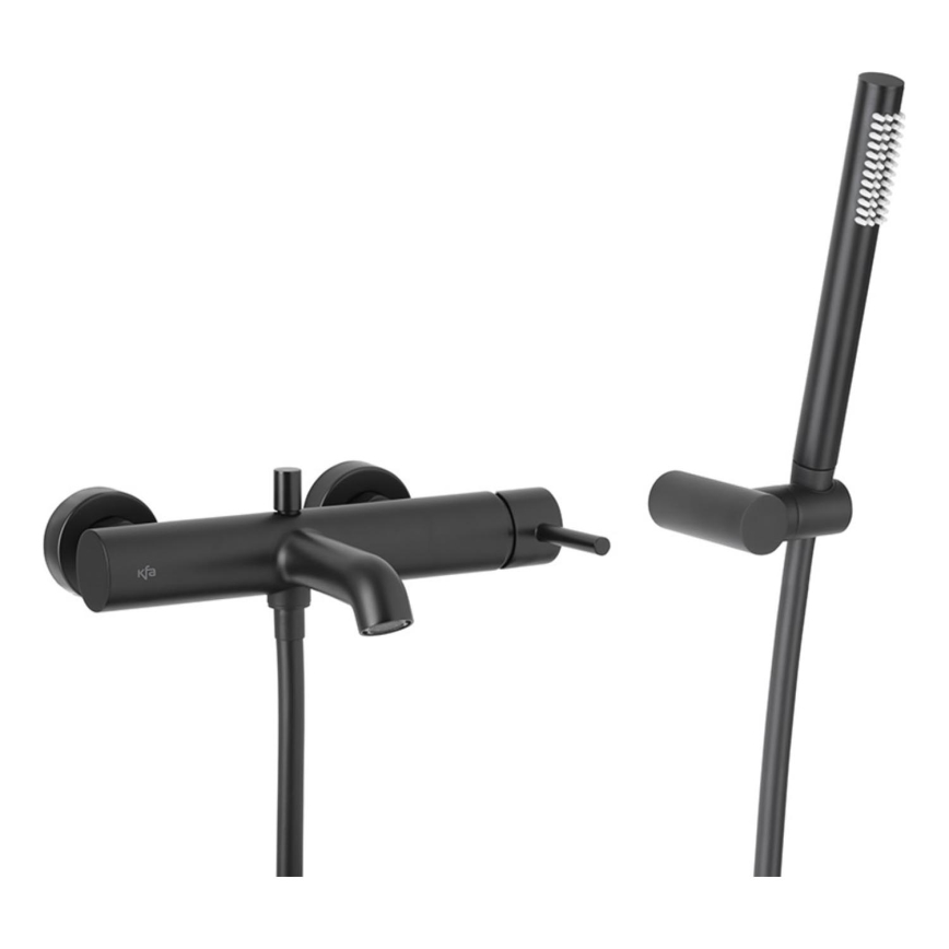 KFA Armatura 5034-520-81 - Set da bagno con rubinetto MOZA opaco nero