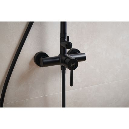 KFA Armatura 5036-910-81 - Set doccia con rubinetto MOZA ottone/opaco nero