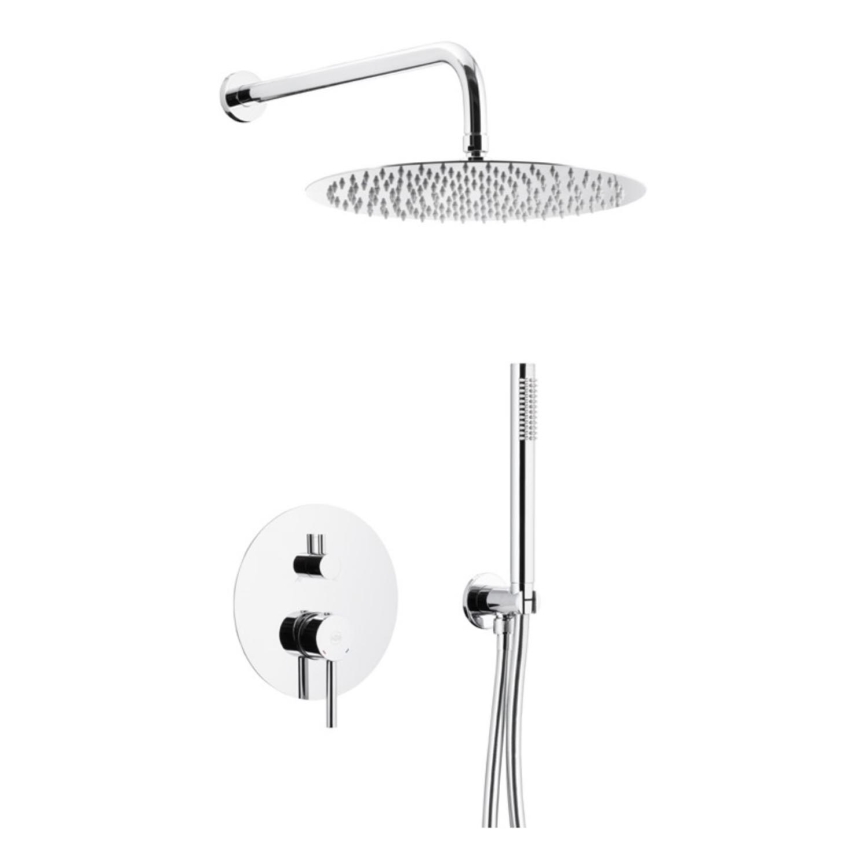 KFA Armatura 5039-501-00 - Set doccia con rubinetto a incasso MOZA cromo lucido