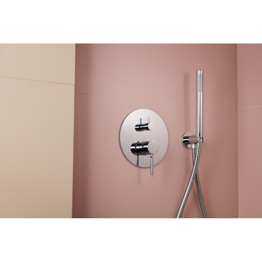KFA Armatura 5039-501-00 - Set doccia con rubinetto a incasso MOZA cromo lucido