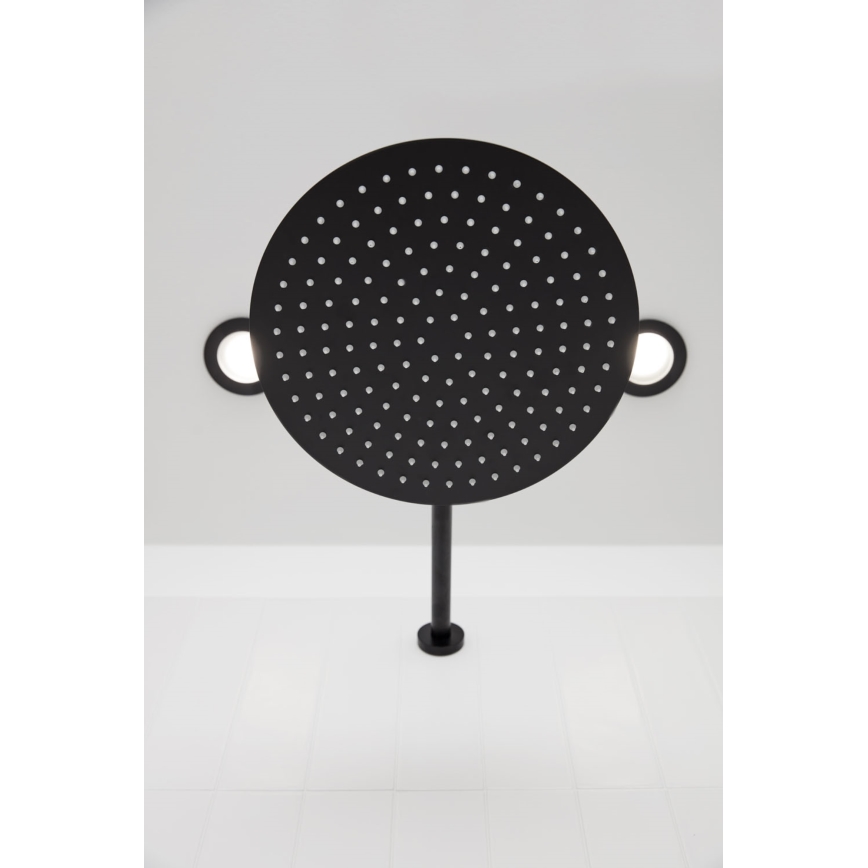 KFA Armatura 5039-501-81 - Set doccia con rubinetto a incasso MOZA opaco nero