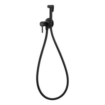 KFA Armatura 5039-512-81 - Rubinetto per bidet con doccia da incasso MOZA opaco nero
