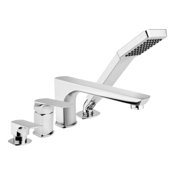 KFA Armatura 5535-210-00 - Rubinetto vasca da bagno 4-buchi MOKAIT cromo lucido