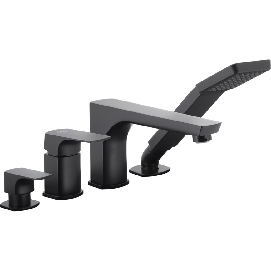 KFA Armatura 5535-210-81 - Rubinetto vasca da bagno 4-buchi MOKAIT ottone/opaco nero