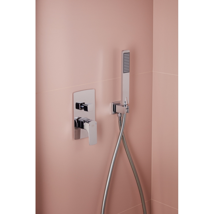KFA Armatura 5539-511-00 - Set doccia con rubinetto a incasso MOKAIT cromo lucido