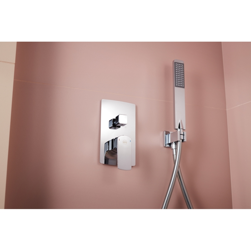 KFA Armatura 5539-511-00 - Set doccia con rubinetto a incasso MOKAIT cromo lucido