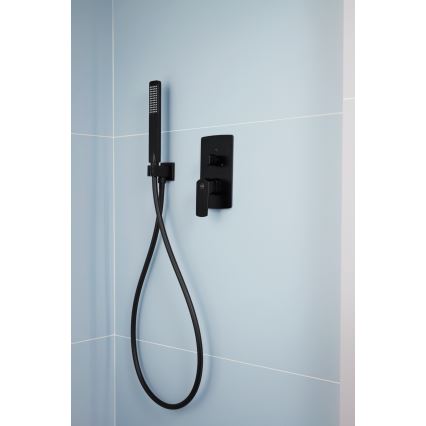 KFA Armatura 5539-511-81 - Set doccia con rubinetto a incasso MOKAIT ottone/opaco nero