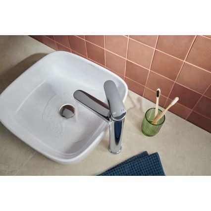 KFA Armatura 5552-712-00 - Rubinetto del lavandino + con scarico OTAVA 30,2 cm cromo lucido
