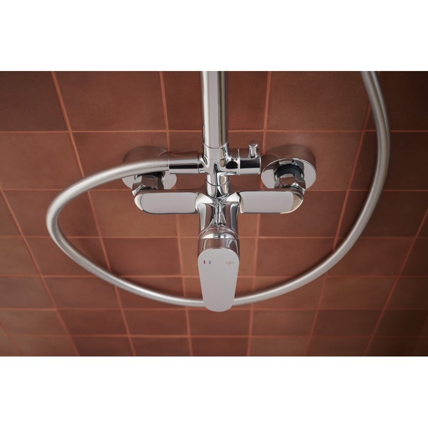 KFA Armatura 5556-910-00 - Set doccia con rubinetto OTAVA cromo lucido