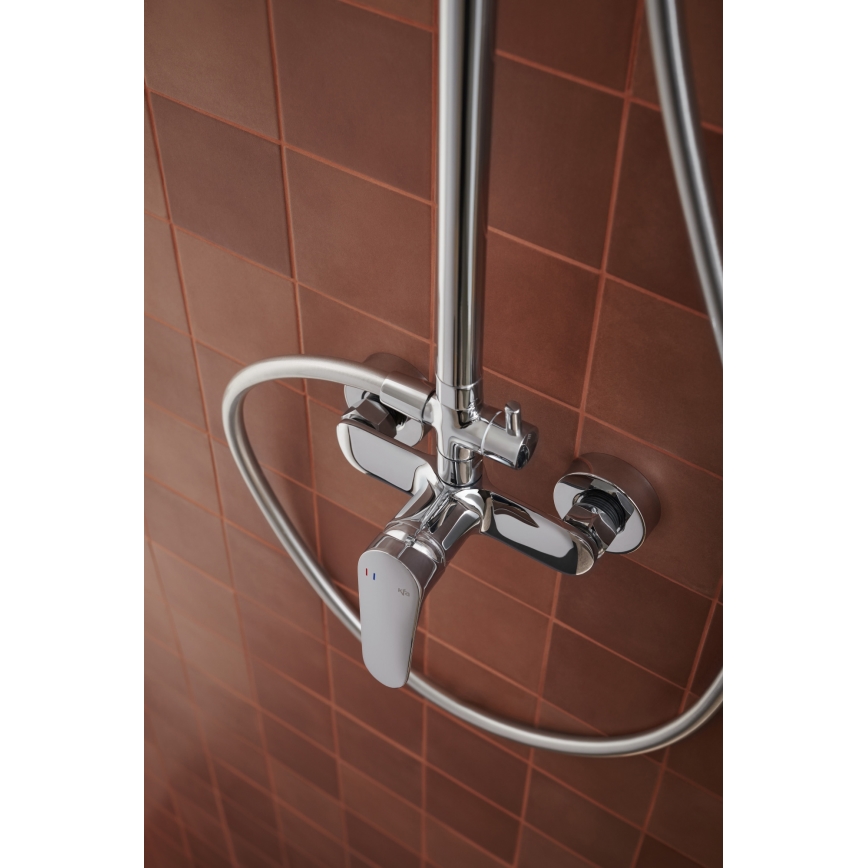 KFA Armatura 5556-910-00 - Set doccia con rubinetto OTAVA cromo lucido