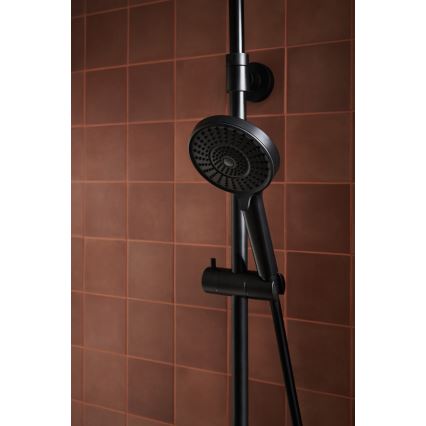 KFA Armatura 5556-910-81 - Set doccia con rubinetto OTAVA ottone/opaco nero