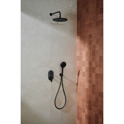 KFA Armatura 5559-501-81 - Set da doccia con rubinetto a incasso OTAVA opaco nero