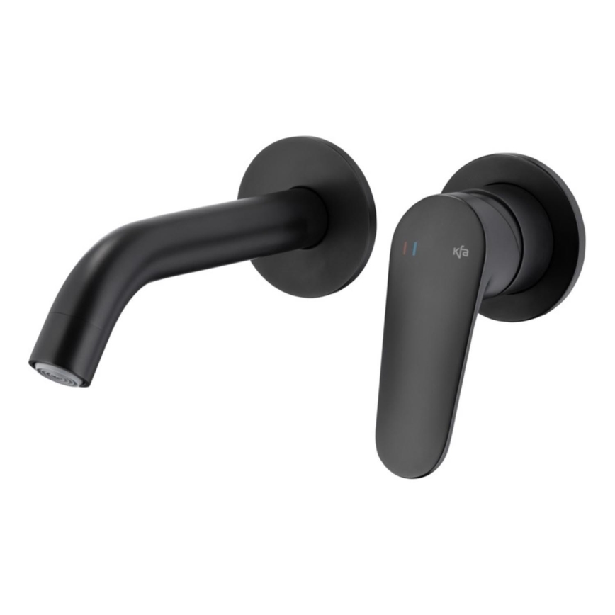 KFA Armatura 5559-810-81 - Rubinetto per lavabo da incasso OTAVA opaco nero