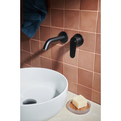 KFA Armatura 5559-810-81 - Rubinetto per lavabo da incasso OTAVA opaco nero
