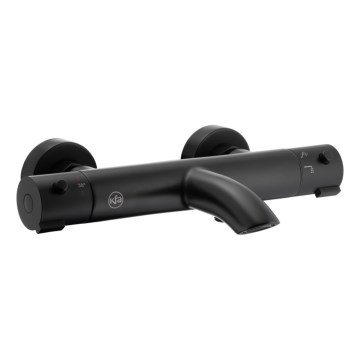 KFA Armatura 5734-010-81 - Termostatico rubinetto bagno MOZA opaco nero