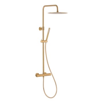 KFA Armatura 5736-920-31 - Set da doccia con rubinetto termostatico MOZA molato oro