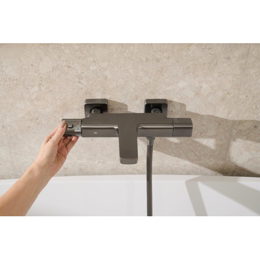 KFA Armatura 5754-010-61 - Miscelatore termostatico per vasca MALAGA grigio metallico