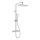 KFA Armatura 5756-910-00 - Set doccia con miscelatore termostatico MALAGA, cromo lucido