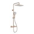 KFA Armatura 5756-910-34 - Set doccia con miscelatore termostatico MALAGA oro rosa