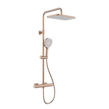KFA Armatura 5756-910-34 - Set doccia con miscelatore termostatico MALAGA oro rosa