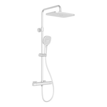 KFA Armatura 5756-910-44 - Set doccia con miscelatore termostatico MALAGA bianco