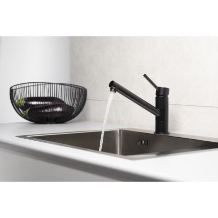 KFA Armatura 6533-915-81 - Rubinetto per lavello ANDRA ottone/opaco nero