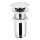 KFA Armatura 660-253-00 - Scarico del lavabo senza trabocco CLICK-CLACK diametro 6,6 cm cromo lucido