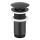 KFA Armatura 660-253-81 - Scarico del lavabo senza trabocco CLICK-CLACK diametro 6,6 cm ottone/opaco nero