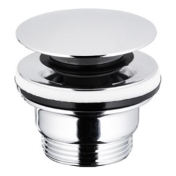 KFA Armatura 660-320-00 - Scarico del lavandino CLICK-CLACK diametro 6,6 cm cromo lucido