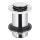 KFA Armatura 660-353-00 - Scarico del lavabo senza trabocco CLICK-CLACK diametro 6,2 cm cromo lucido