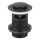 KFA Armatura 660-354-81 - Lavello con scarico CLICK-CLACK diametro 6,2 cm ottone/opaco nero
