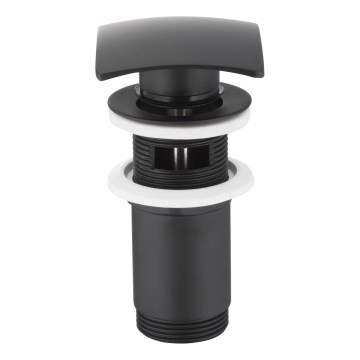 KFA Armatura 660-454-81 - Lavello con scarico CLICK-CLACK 7x7 cm ottone/opaco nero