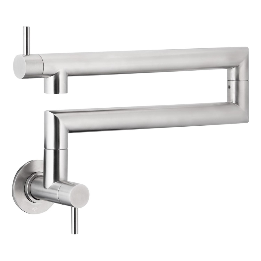 KFA Armatura 6623-030-22 - Rubinetto da cucina con giunto DUERO POT FILLER acciaio inossidabile