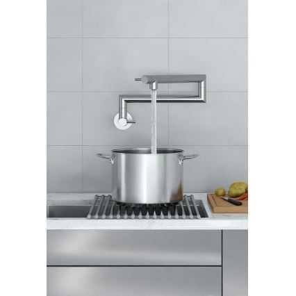 KFA Armatura 6623-030-22 - Rubinetto da cucina con giunto DUERO POT FILLER acciaio inossidabile