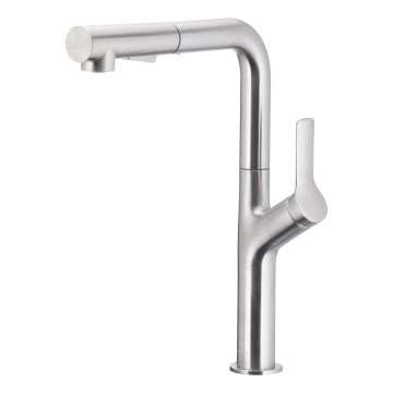 KFA Armatura 6623-220-22 - Rubinetto lavello con doccetta estraibile DUERO DESIGN acciaio inossidabile