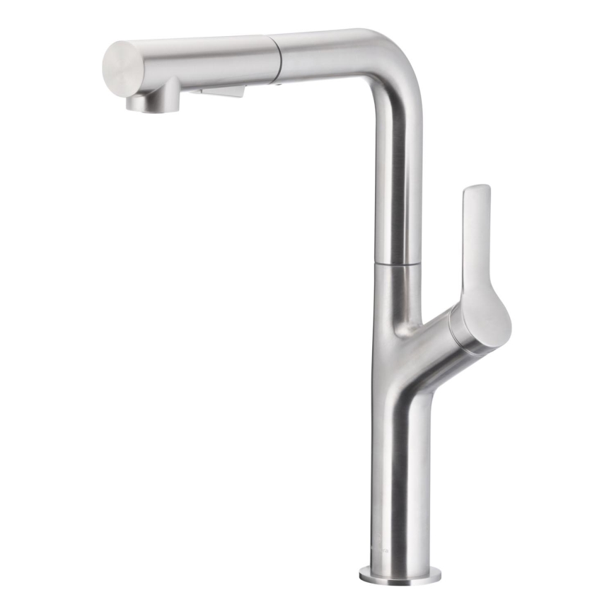 KFA Armatura 6623-220-22 - Rubinetto lavello con doccetta estraibile DUERO DESIGN acciaio inossidabile