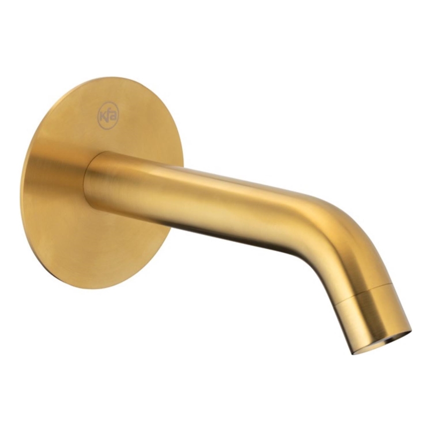 KFA Armatura 836-004-31 - Beccuccio per installazione a scomparsa MOZA ottone/molato oro