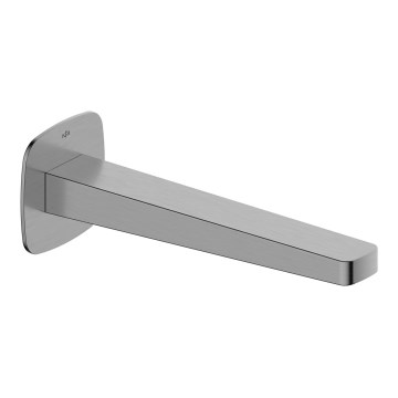 KFA Armatura 836-007-61 - Beccuccio per installazione ad incasso MALAGA grigio metallizzato