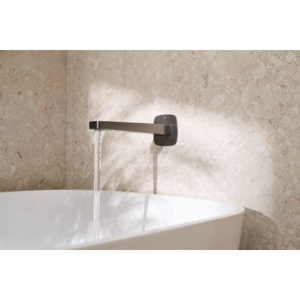 KFA Armatura 836-007-61 - Beccuccio per installazione ad incasso MALAGA grigio metallizzato