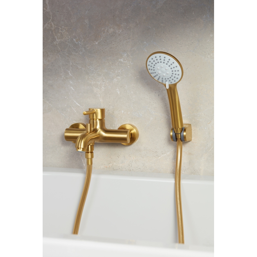 KFA Armatura 841-220-31 - Set da doccia MOZA molato oro