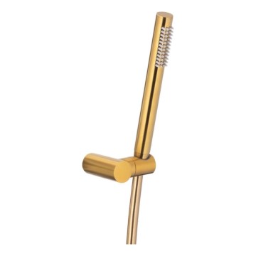KFA Armatura 841-225-31 - Set da doccia MOZA acciaio inossidabile/molato oro