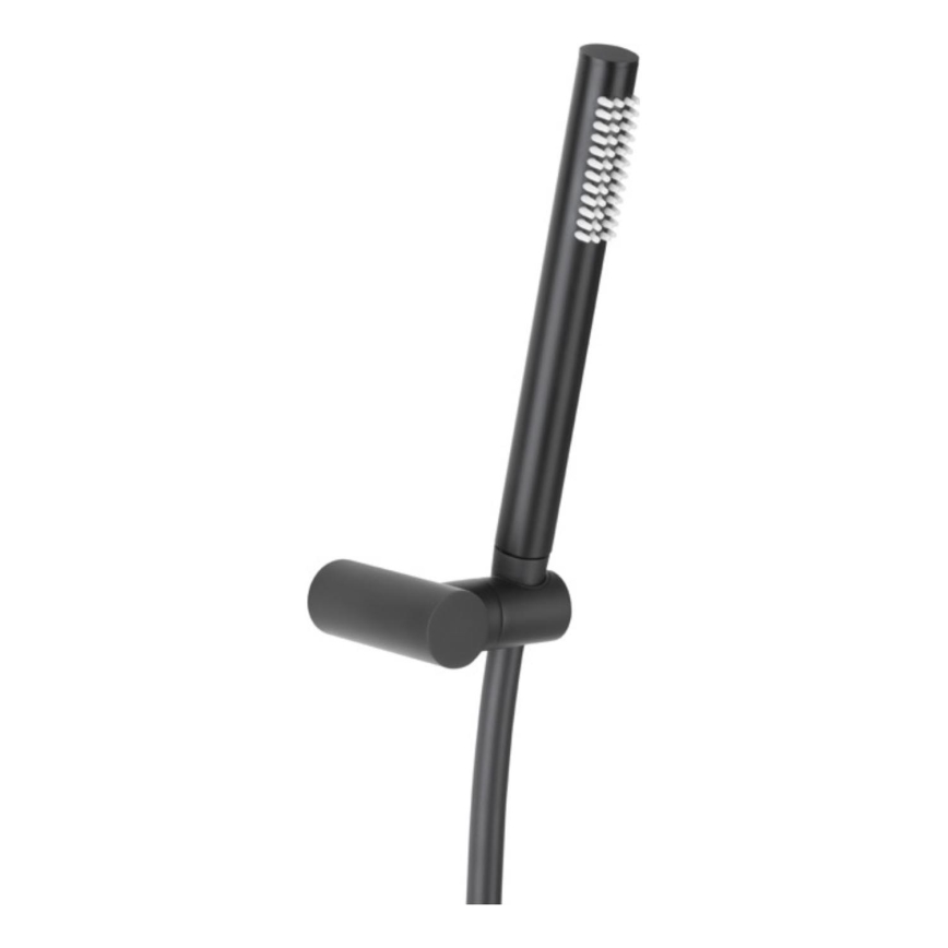 KFA Armatura 841-225-81 - Set da doccia MOZA acciaio inossidabile/opaco nero