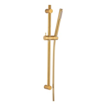 KFA Armatura 841-363-31 - Set da doccia MOZA acciaio inossidabile/molato oro