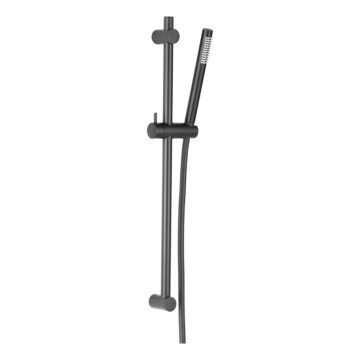 KFA Armatura 841-363-81 - Set da doccia MOZA acciaio inossidabile/opaco nero