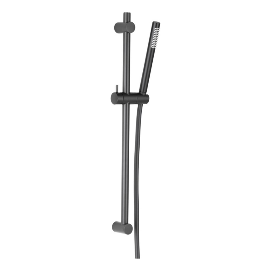 KFA Armatura 841-363-81 - Set da doccia MOZA acciaio inossidabile/opaco nero