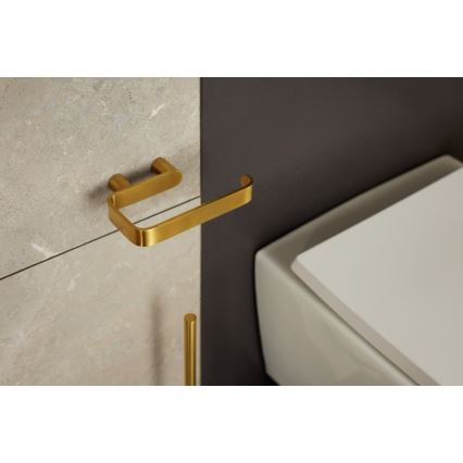 KFA Armatura 864-022-31 - Porta carta igienica acciaio inossidabile/molato oro